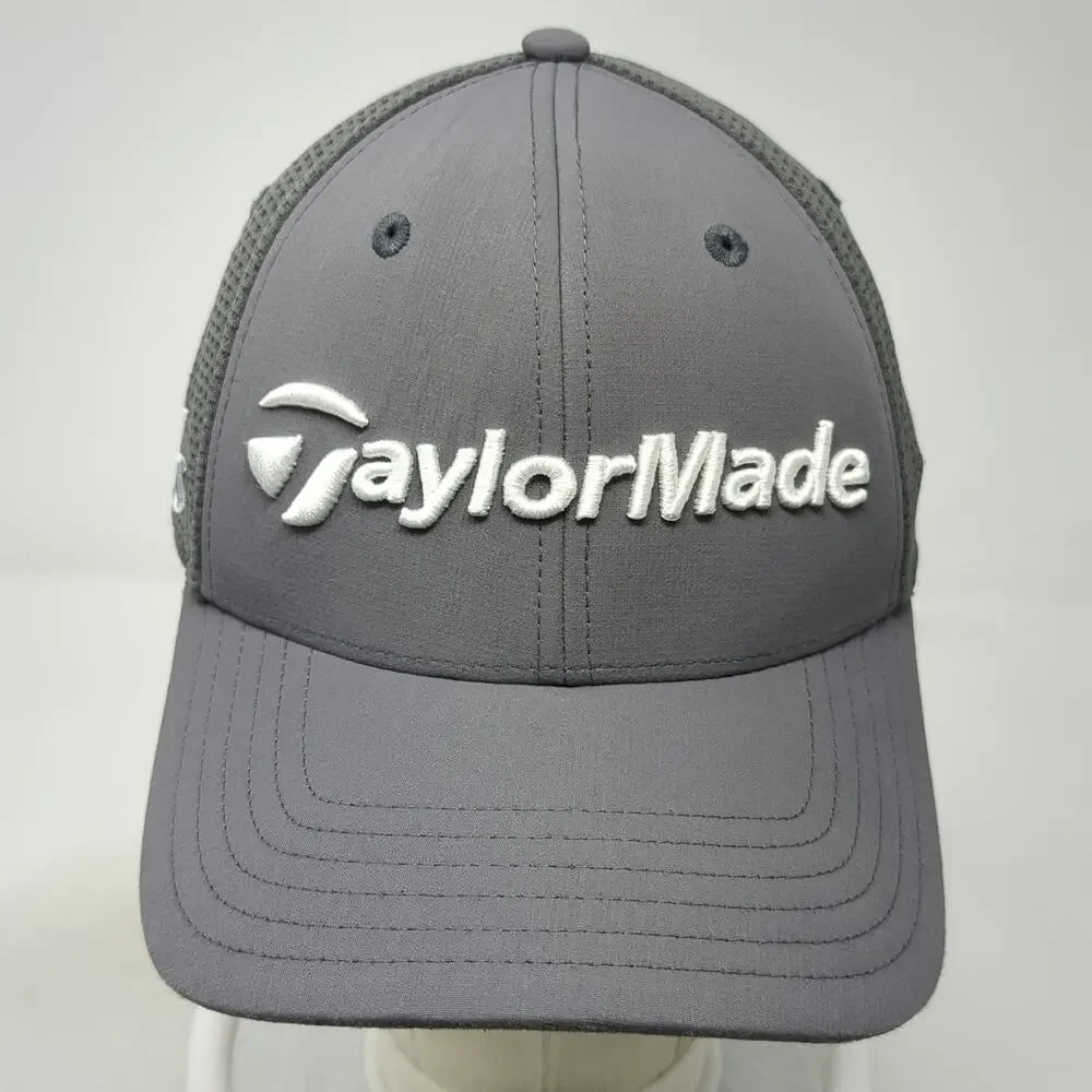 TaylorMade Baseball Cap Gray XL Mesh Back A-Flex RBZ R11s Golf Breathable Hat